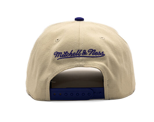 Cap Mitchell & Ness - Off Tilted - NBA - Los Angeles Lakers - Off White