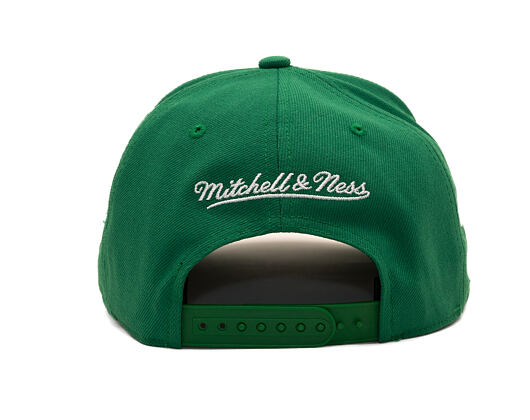 Cap Mitchell & Ness - Player Script Hwc - NBA - Boston Celtics - Larry Bird - Green