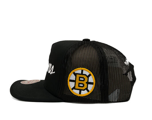 Cap Mitchell & Ness - Head Coach Trucker - NHL - Boston Bruins - Black