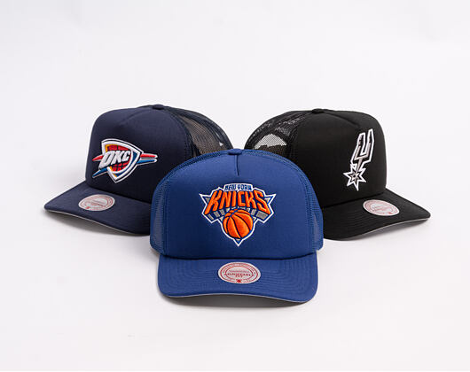 Cap Mitchell & Ness - Evergreen Trucker - NBA - New York Knicks - Blue