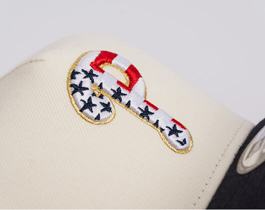 Cap New Era - MLB "American Flag" 9FIFTY - Philadelphia Phillies - Chrome White
