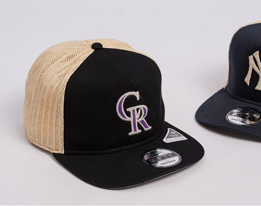 Cap New Era - MLB "Summer Twine Grained" 9FIFTY - Colorado Rockies - Team Color / Open Market Tan