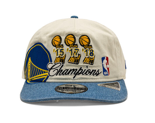 Cap New Era - NBA "Hardwood Classic Champions" 19TWENTY - Golden State Warriors - Chrome White / Tea