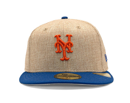 Cap New Era - MLB "Summer Twine" 59FIFTY - NY Mets - Team Color / Open Market Tan