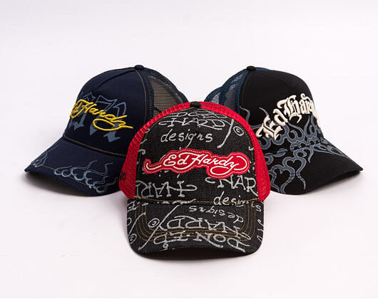 Cap Ed Hardy - Don Denim 5 Panel Trucker Cap