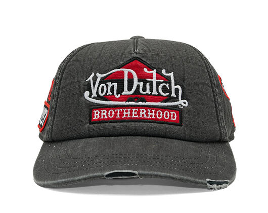 Cap Von Dutch - Brotherhood Patch Baseball - Washed Black