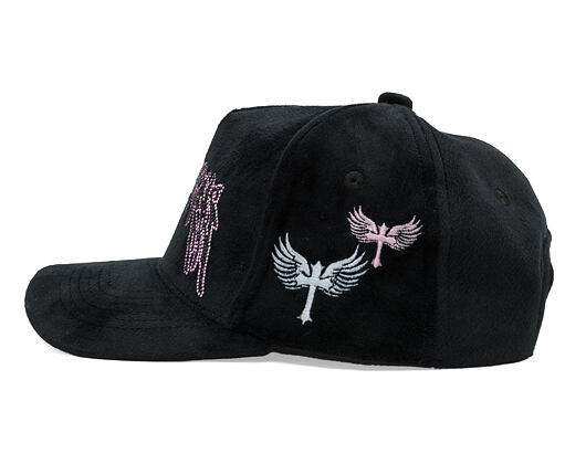 Cap Reflection Luxury New Angel Cap - Black Pink Script