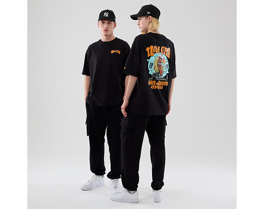 Tee New Era - Branded Food Character Oversized Tee - Black