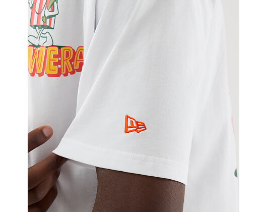 Tee New Era - Branded Food Character Oversized Tee - White