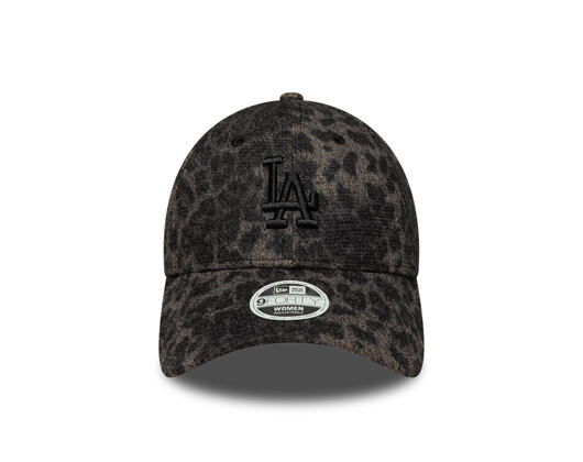 Womens Cap New Era - MLB Cosy Leopard 9FORTY - LA Dodgers - Black