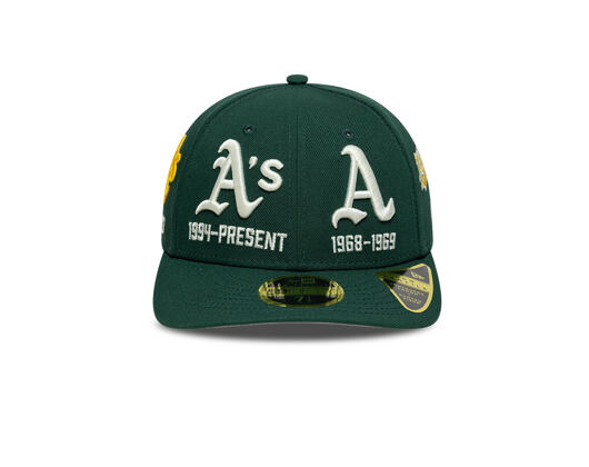 Cap New Era - MLB IMAGE DROP All-Over 59FIFTY Low Profile - Oakland Athletics - Green