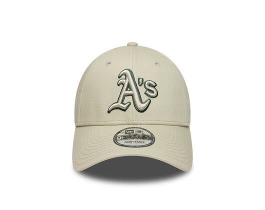 Cap New Era - MLB Team Outline 9FORTY - Oakland Athletics - Stone / Cilantro Green