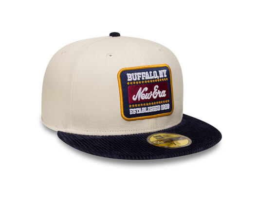 Cap New Era - Branded Patch Cord 59FIFTY - Cream / Navy