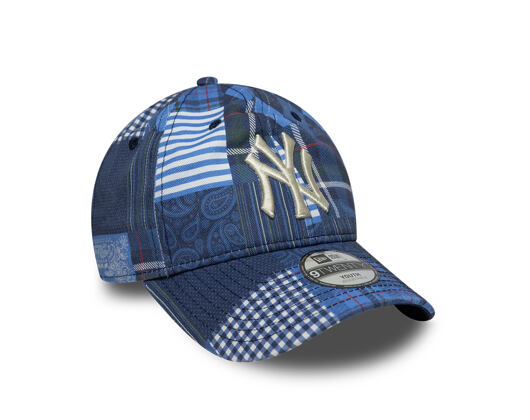 Kids Cap New Era - MLB Patchwork 9TWENTY - NY Yankees - Navy / Blue
