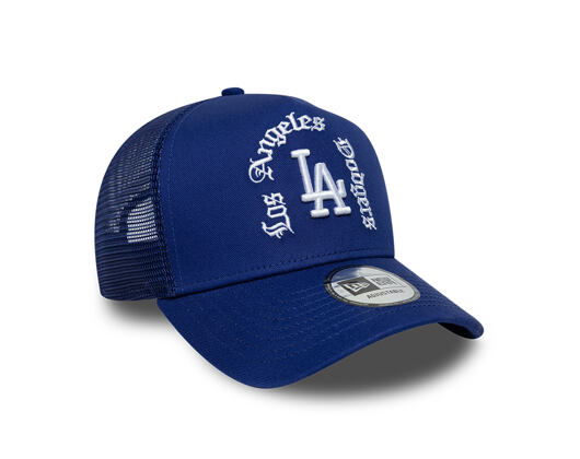 Cap New Era - MLB Wordmark 9FORTY A-Frame Trucker - LA Dodgers - Royal