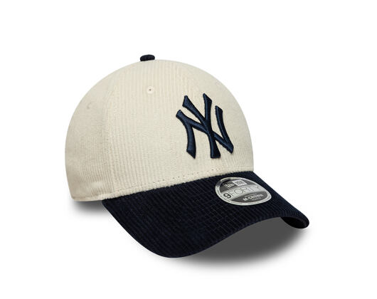 Kids Cap New Era - MLB Cord 9FORTY M-CROWN - NY Yankees - Cream / Navy