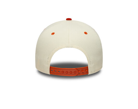 Cap New Era - MLB Wordmark Suede 9FORTY A-Frame - NY Yankees - Cream / Warm Flame