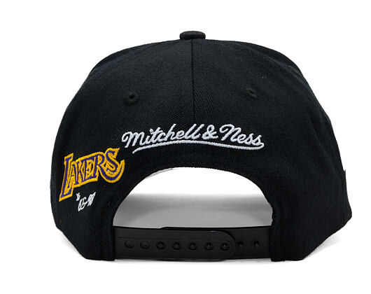 Cap Mitchell & Ness - NBA - Los Angeles Lakers HWC Timeline - Black