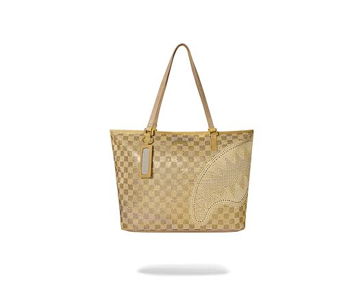 Bag Sprayground - 2 Tone Gold Trinity Tote