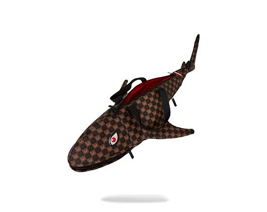 Bag Sprayground - Sharks In Paris Wtf Bubble Brown Check Shark Duffle