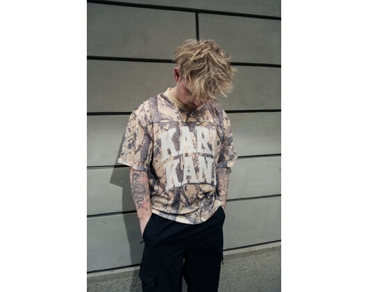Jersey Karl Kani - Heritage Wood Camo Mesh Boxy Jersey
