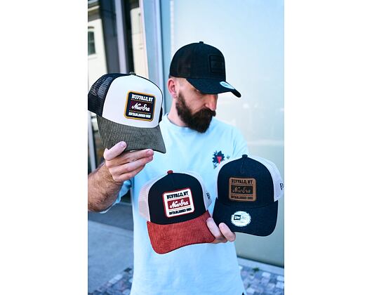 Cap New Era - Branded Patch Denim 9FORTY A-Frame Trucker - Royal
