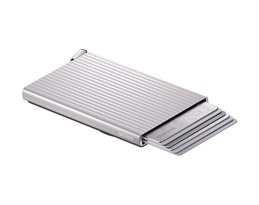 Card Case Secrid - Cardprotector Fluted for Magsafe Premium - Silver