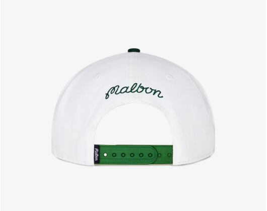 Cap Malbon - Palma Drive Snapback - Bright White/Green