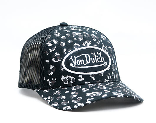 Womens Cap Von Dutch - Baseball - Silver Leopard Foil - Camo