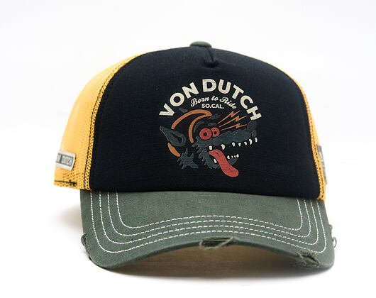 Cap Von Dutch - Trucker - Print - Black / Green