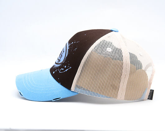 Cap Von Dutch - Baseball - Print & Embroidery - Black / Light Blue