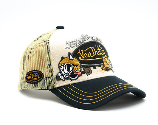 Cap Von Dutch - Trucker - Patch & Print - Black / White