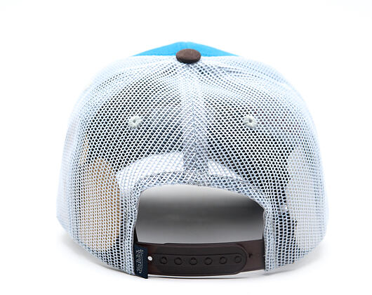 Cap Von Dutch - Baseball - Print & Embroidery - Light Blue / Brown
