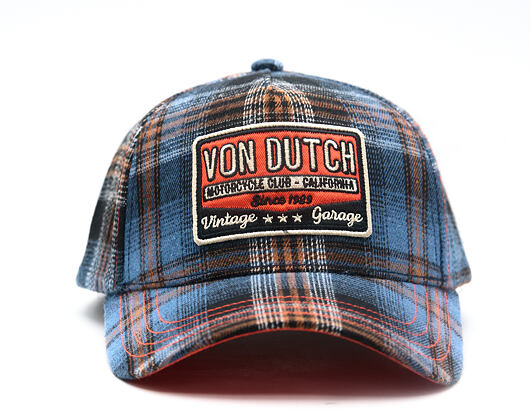 Cap Von Dutch - Baseball - Checkered Patch - Navy