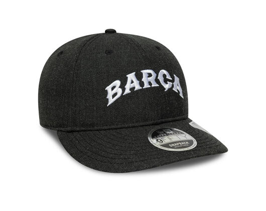 Cap New Era - Wool Retro Crown 9FIFTY - Barcelona FC - Black