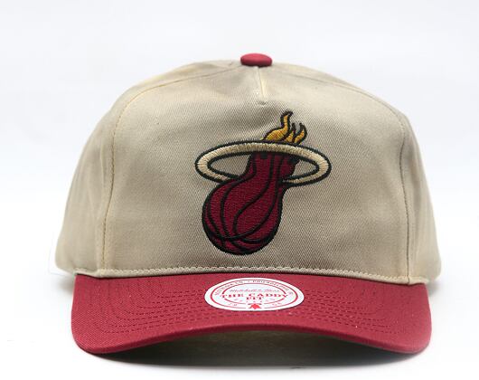 Cap Mitchell & Ness - NBA Retro Roots Deadstock - Miami Heat - Cream