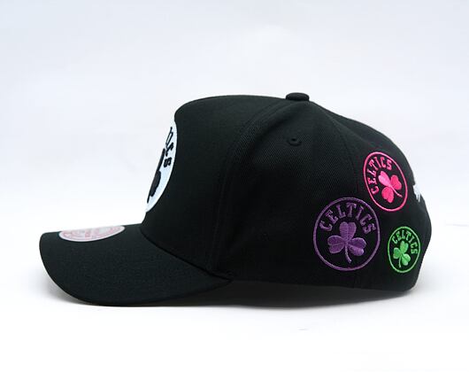 Cap Mitchell & Ness - NBA 404 Club Neon Pro Snapback - Boston Celtics - Black