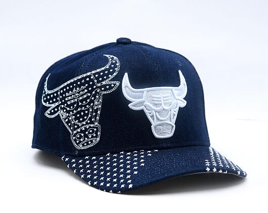 Cap Mitchell & Ness - NBA Run Stitch Pro Snapback - Chicago Bulls - Blue