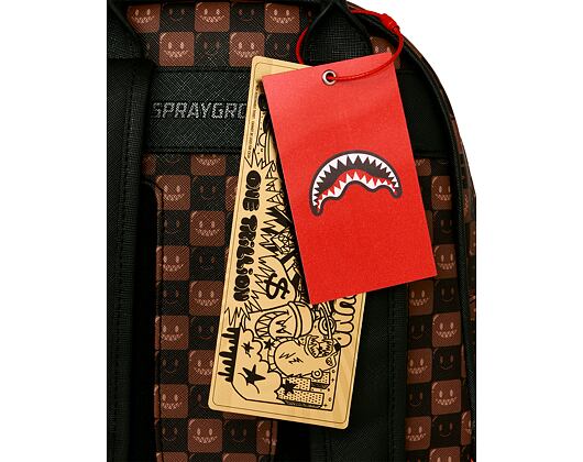 Backpack Sprayground - Sharks In Paris Wtf Bubble Brown Check Savage Backpack