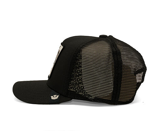 Kids Cap Goorin - Bandit (all Black) - Raccoon - Black
