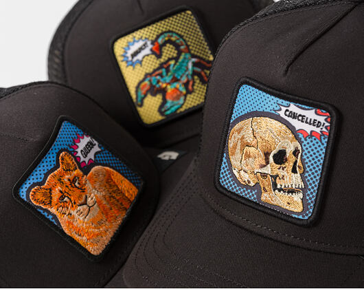 Cap Goorin - Popart - Cancelled Skull - Black