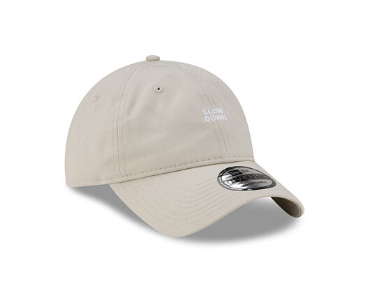 Cap New Era - Branded Slogan 9TWENTY - Stone / White