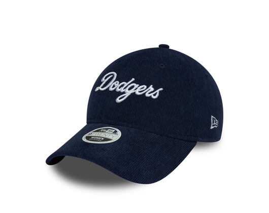 Womens Cap New Era - MLB Cord Script 9TWENTY - LA Dodgers - Navy / White