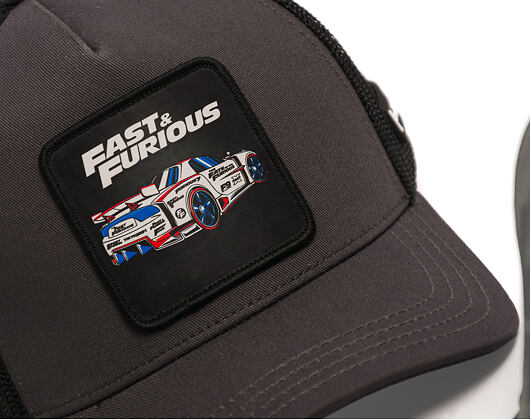 Cap Capslab - Fast & Furious Trucker - Tokyo Drift - Grey / Black