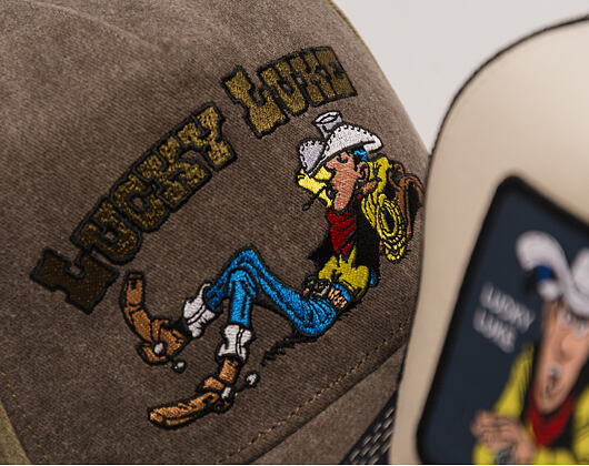 Cap Capslab - Lucky Luke A-Frame - Bullet Holes Distressed - Olive