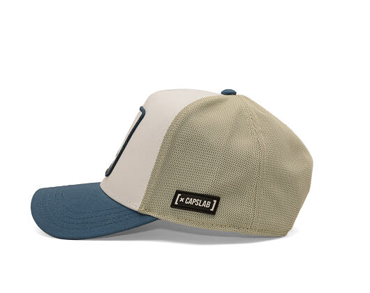Cap Capslab - Batman Trucker - Dark Knight Sketch - Off White / Blue