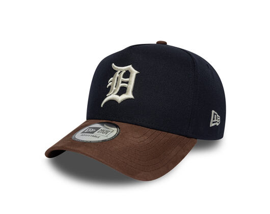 Cap New Era - MLB Suede Visor 9FORTY A-Frame - Detroit Tigers - Navy / Chestnut Brown