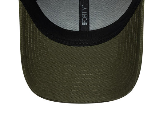 Cap New Era - Branded Gem Patch Distress 9FORTY - New Olive