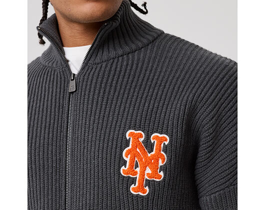 Sweater New Era - MLB Zip Knitwear - NY Mets - Steel