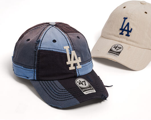 Cap '47 Brand - MLB Worn In Patched CLEAN UP - LA Dodgers - Navy